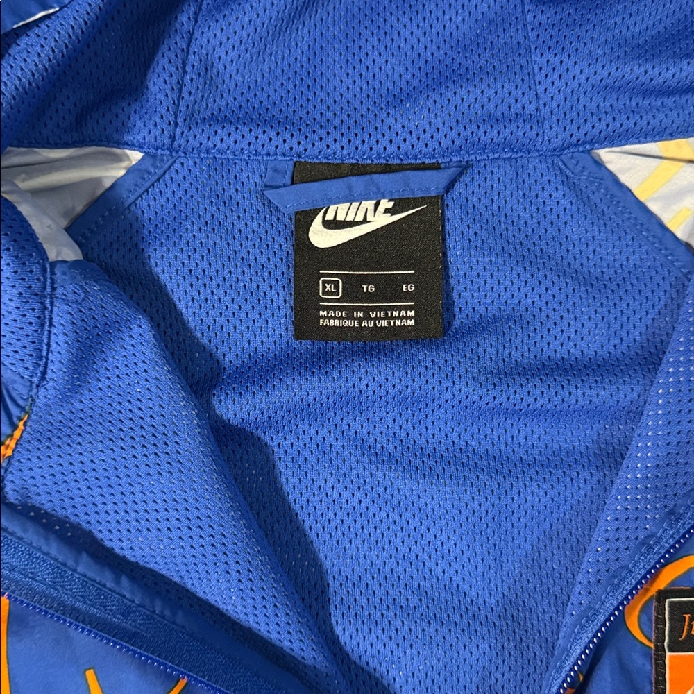 Nike Boys Sportswear Windrunner JDI Jacket XL (18/20) - Blue/Orange - Picture 2 of 6